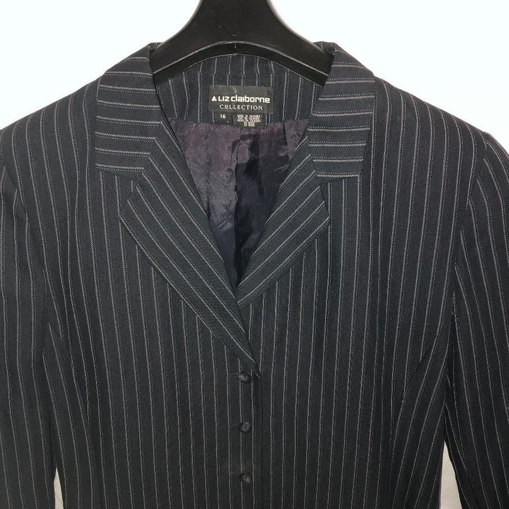Liz Claiborne Pinstriped Blazer